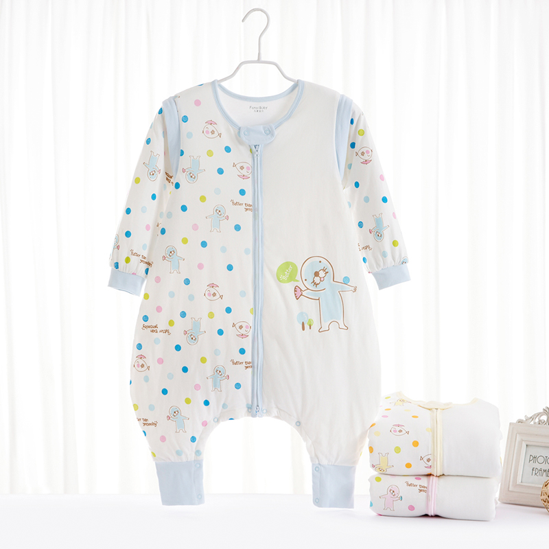 【全尺寸一个价】婴儿全棉加厚防踢睡袋