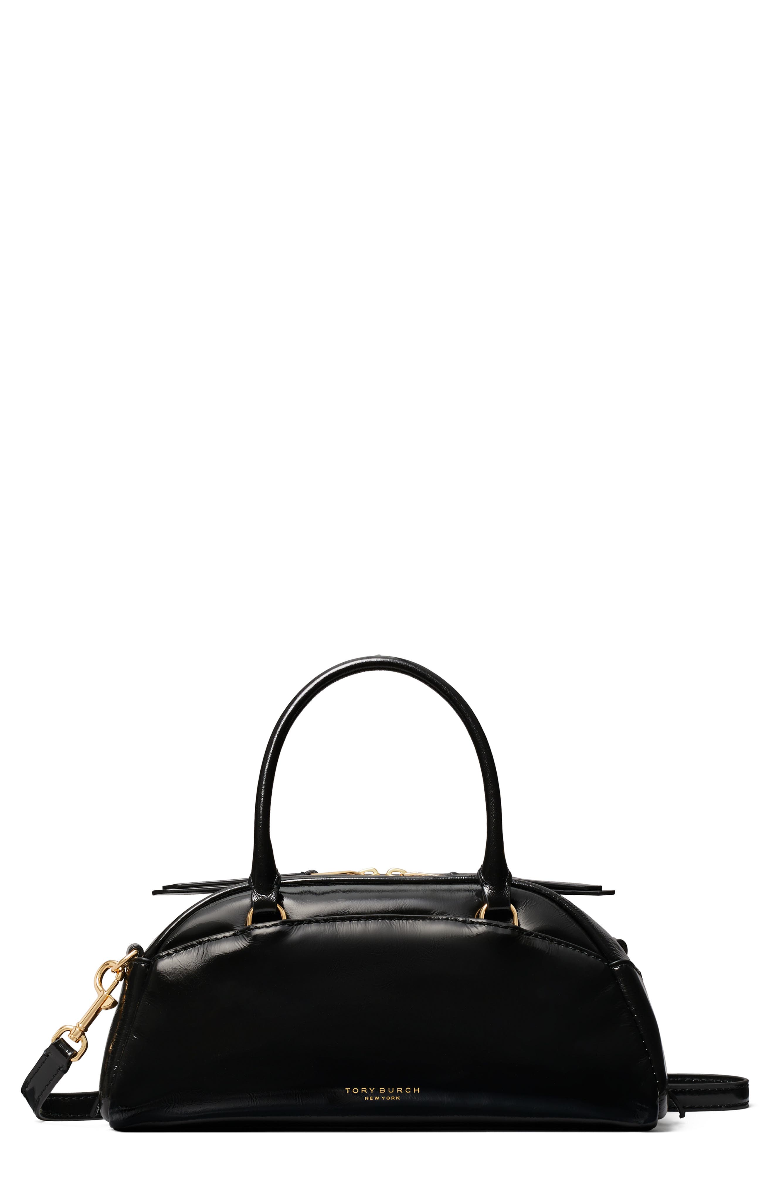 Tory Burch Small Bowler Top Handle 汤丽柏琦单肩包 Black