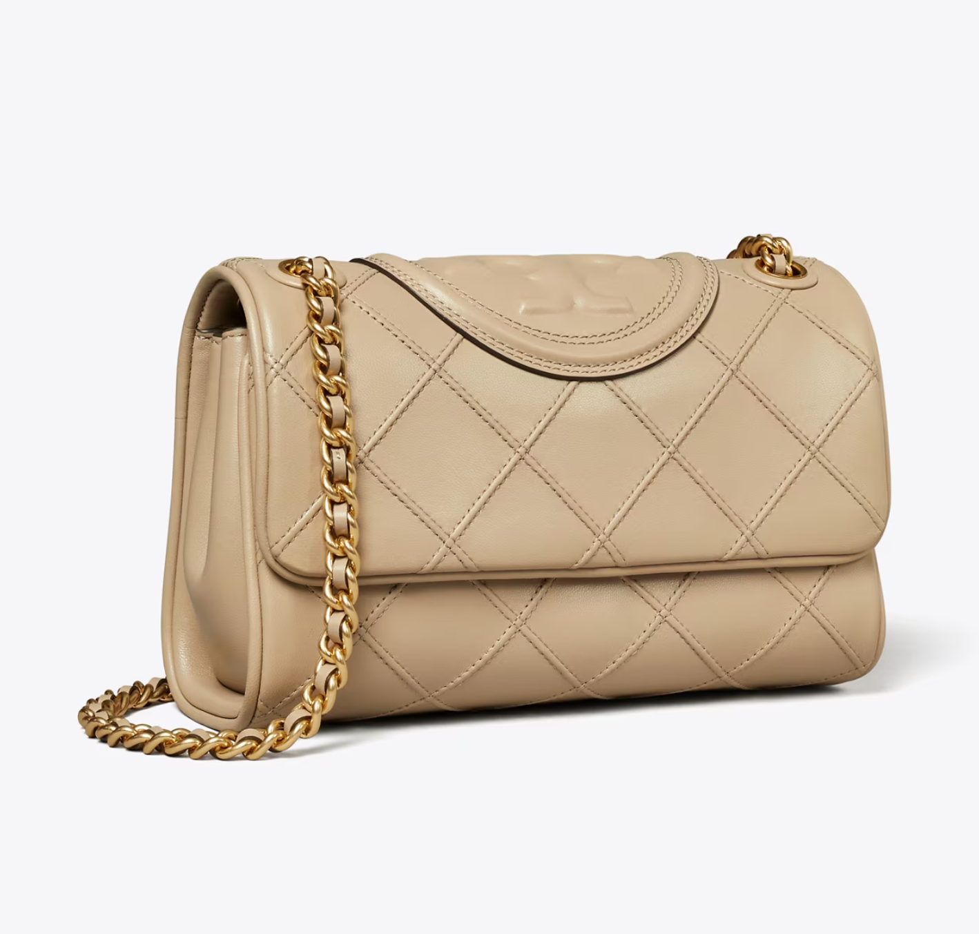Tory Burch 汤丽柏琦Fleming soft单肩斜挎包Fresh Clay