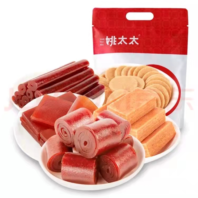 姚太太山楂片果丹皮组合1000g