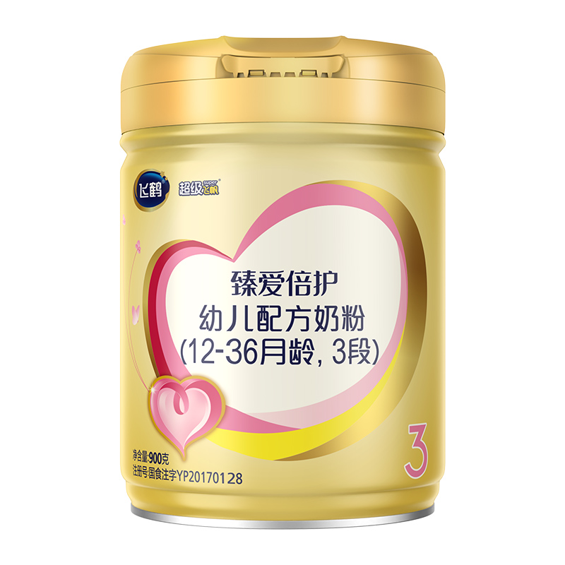 飞鹤超级飞帆臻爱倍护配方牛奶粉