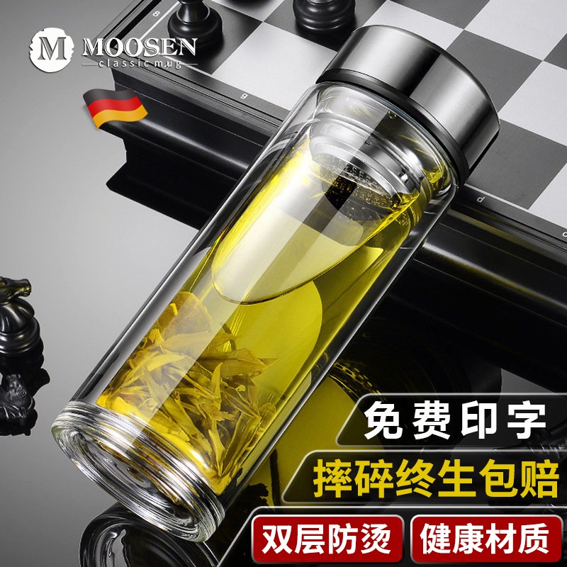 【JD商城】 德国MOOSEN  双层玻璃杯男女