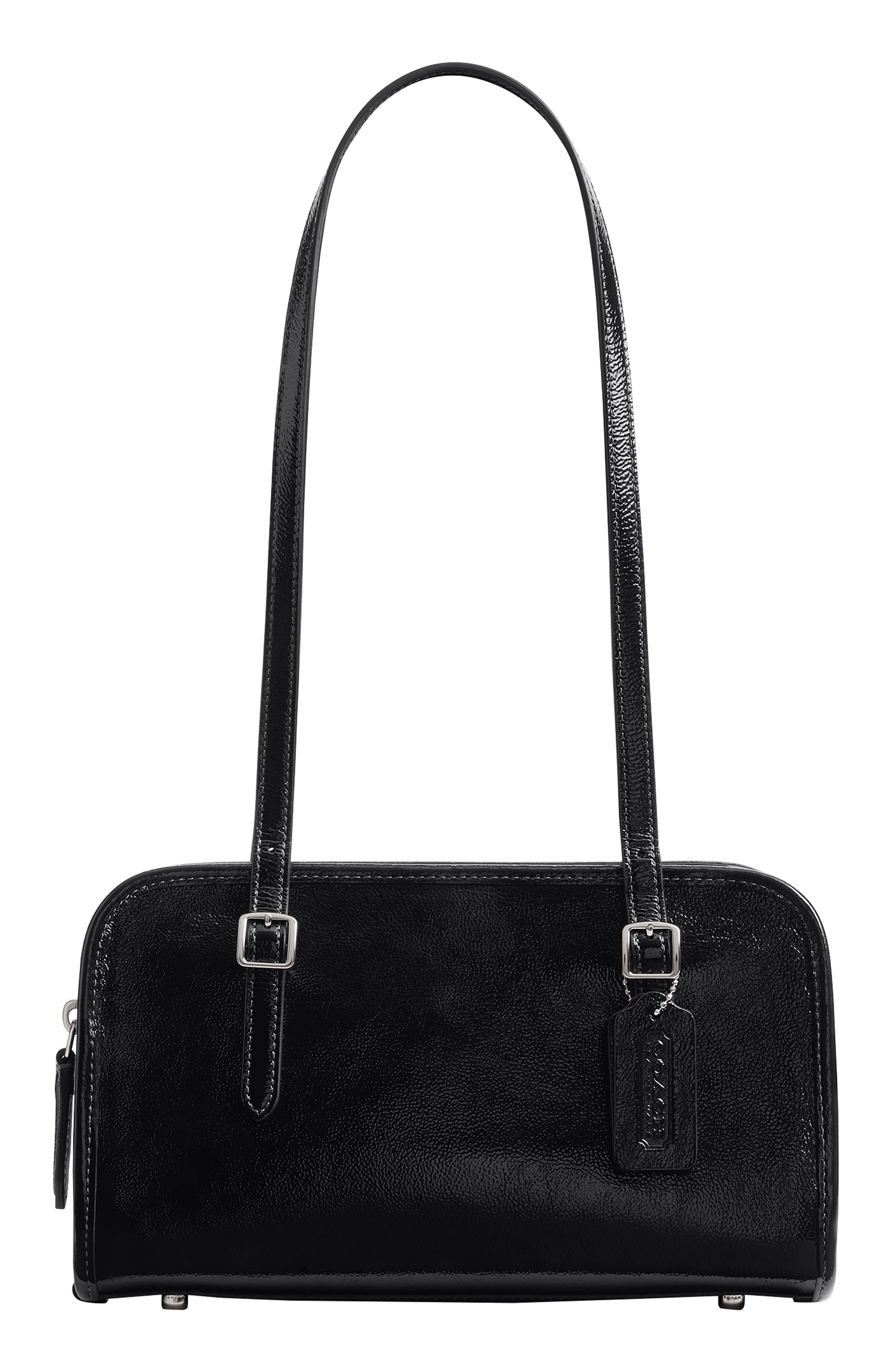 COACH The Originals Crinkle Patent Leather Satchel