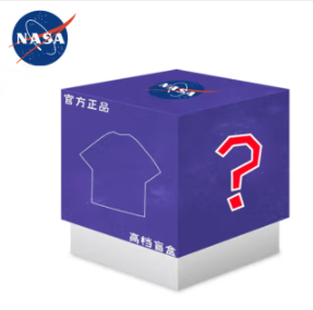 22.9元包邮！NASA 联名盲盒五分裤/T恤随机发1件
