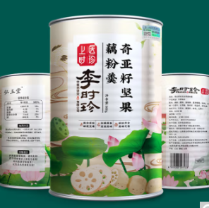 19.9元包邮！上医时珍 奇亚籽坚果藕粉羹500g