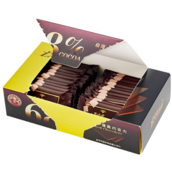 【12日0点生效】【折9.95元/件】19.9元包邮！金帝 68%可可薄片黑巧克力 100g（买1送1）