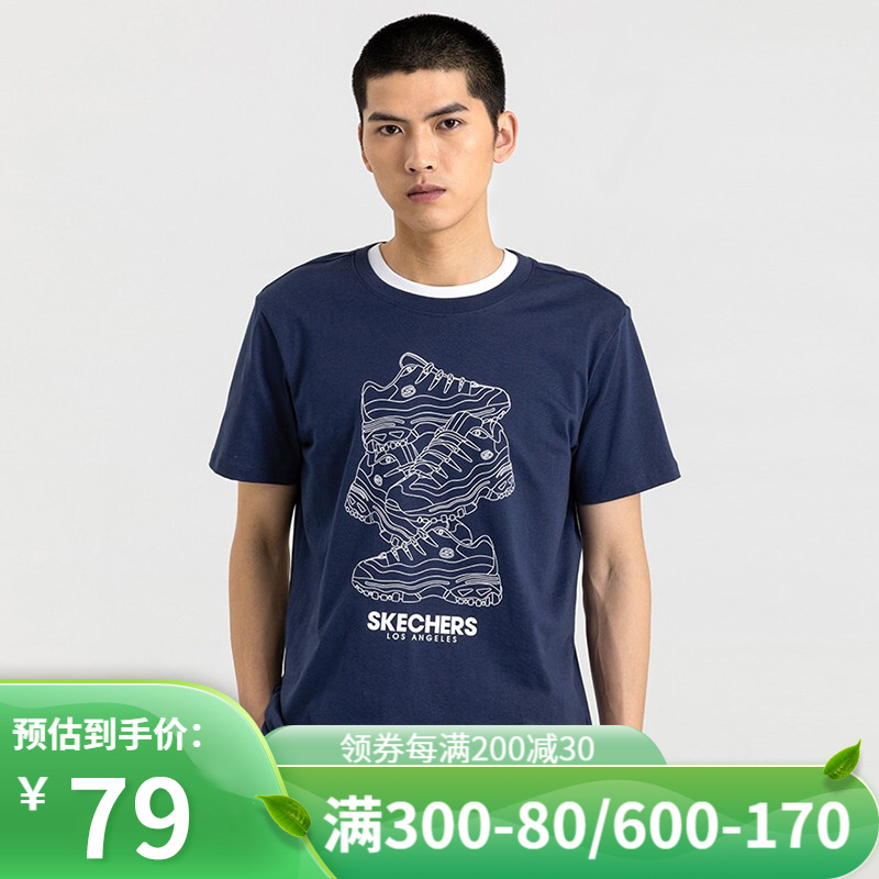 Skechers斯凯奇 休闲百搭短袖T恤 多款可选