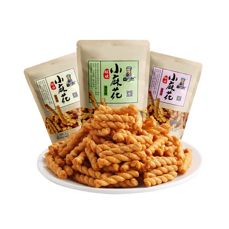 卧龙手工小麻花海苔108g*6包