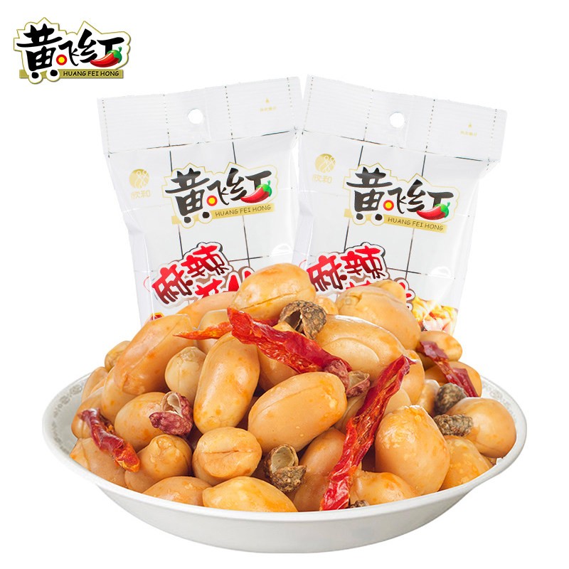 【黄飞红】麻辣花生米76g*8袋