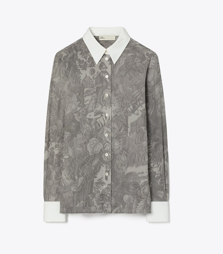tory burch Printed Viscose Shirt
