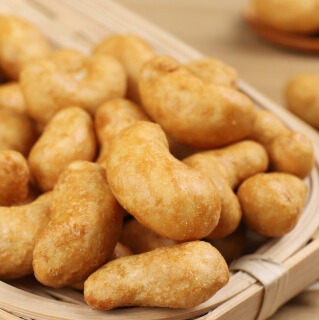 22.9元包邮！硕飞 碳烤腰果果仁带罐重500g