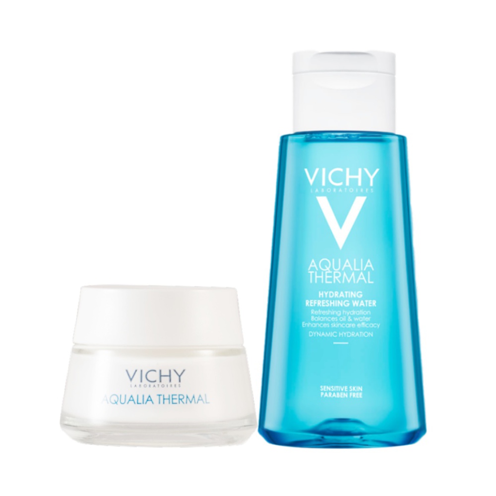 薇姿蓝水100ml+水活霜15ml
