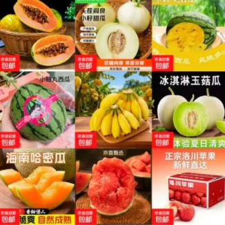 京东补贴水果合集：带刺黄瓜4.9元起，买一赠一超值抢