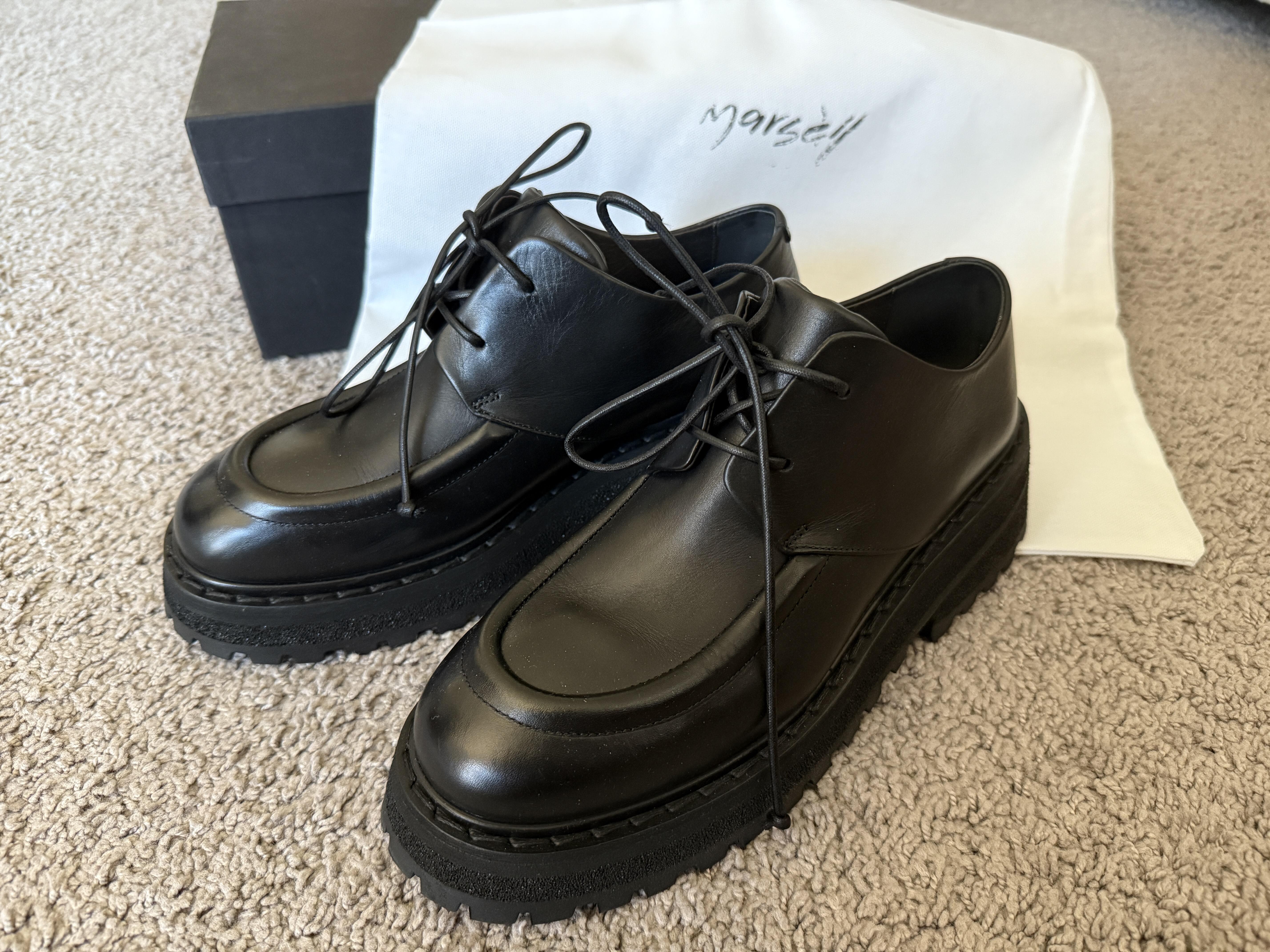 724b6480 2d1d 41b7 8b83 be0e0db5b287 - SSENSE Haul: Trying On My New Marsèll Carro Shoes