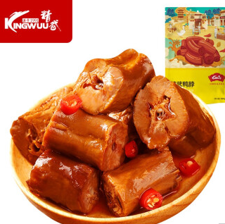 29.65元包邮！精武休闲零食甜辣鸭脖180g*3