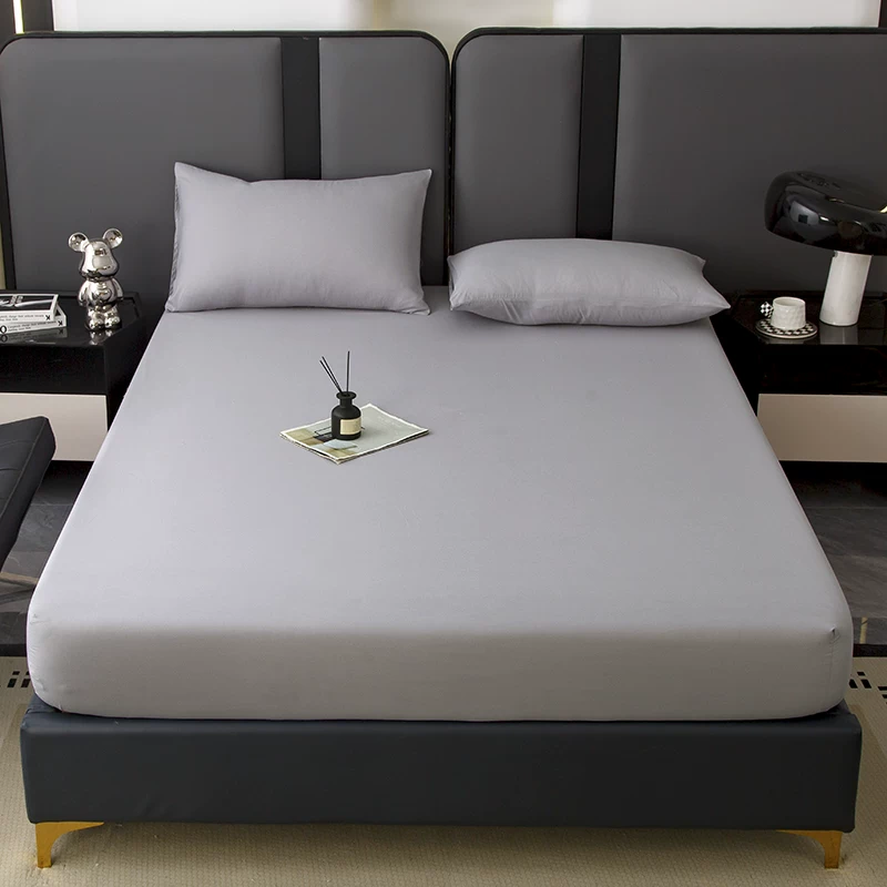 纯色水洗棉防移位可机洗床笠