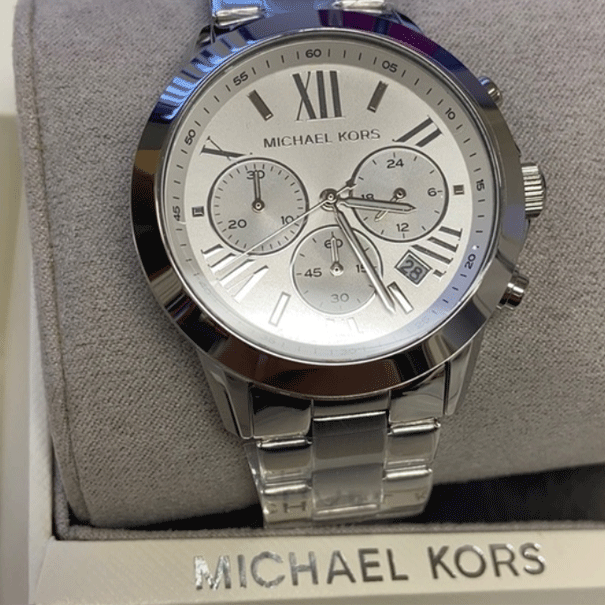 michaelkorsoversizedsilvertone男士手表mk6731