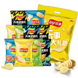【闪购速达】乐事薯片零食休闲小吃休闲解馋零食400g零食礼包B