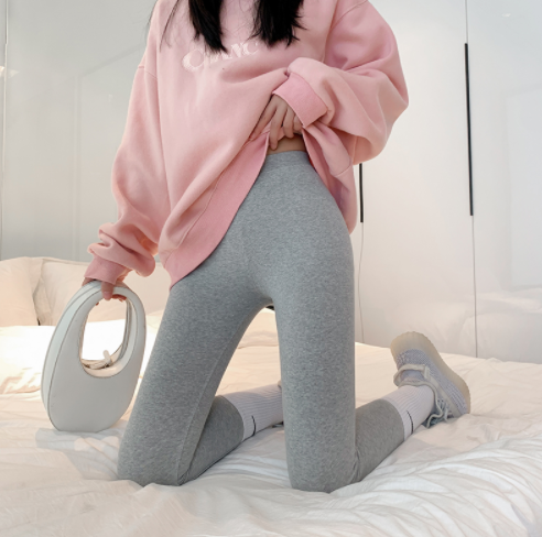 10.9元包邮！欧朵妮 舒适紧身显瘦打底裤女春