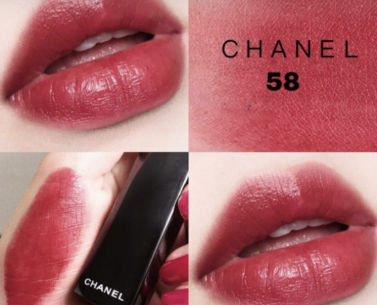 库存浅chanel香奈儿炫亮魅力唇膏丝绒系列58