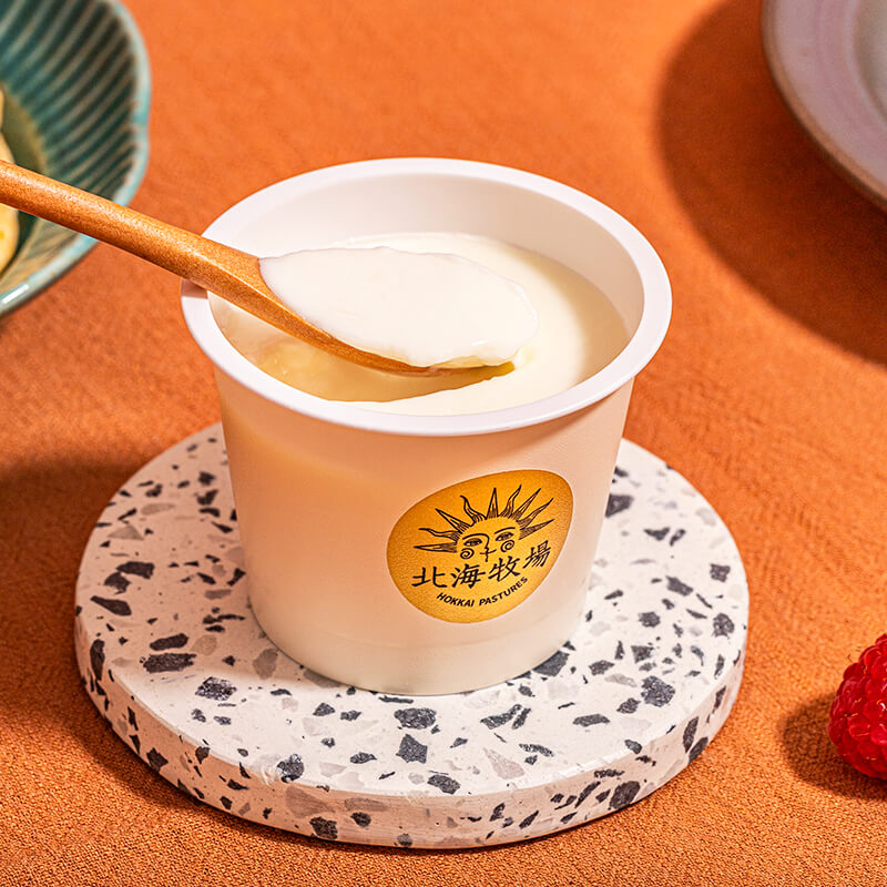 拍两件）北海牧场乳酪布丁味酸奶12杯