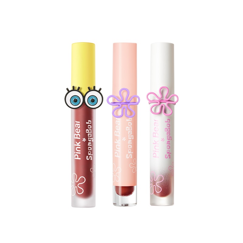 拍3件！皮可熊海绵宝宝联名唇釉
