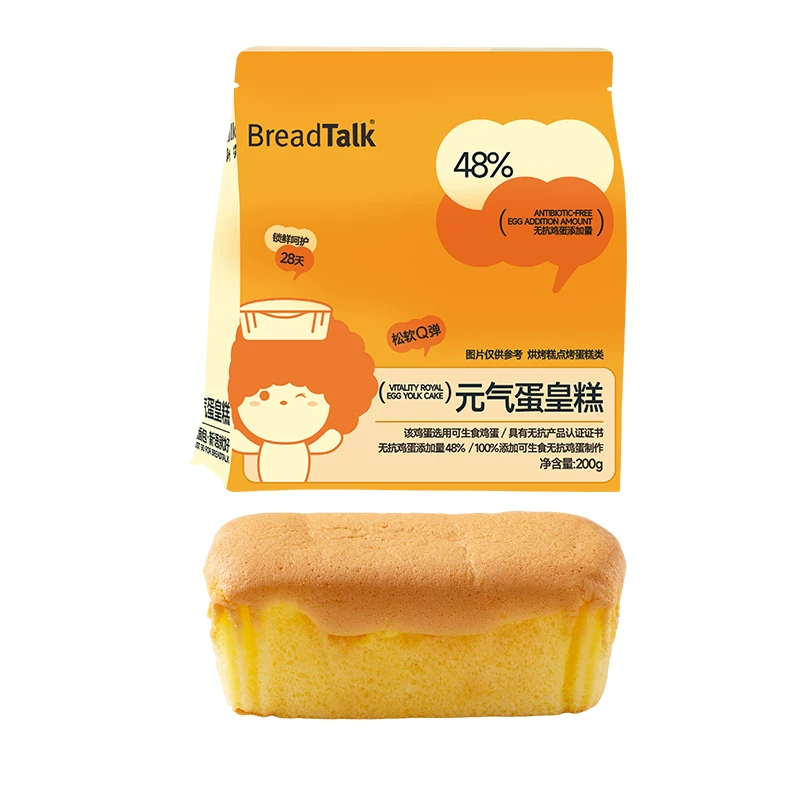 面包新语元气蛋皇糕200g