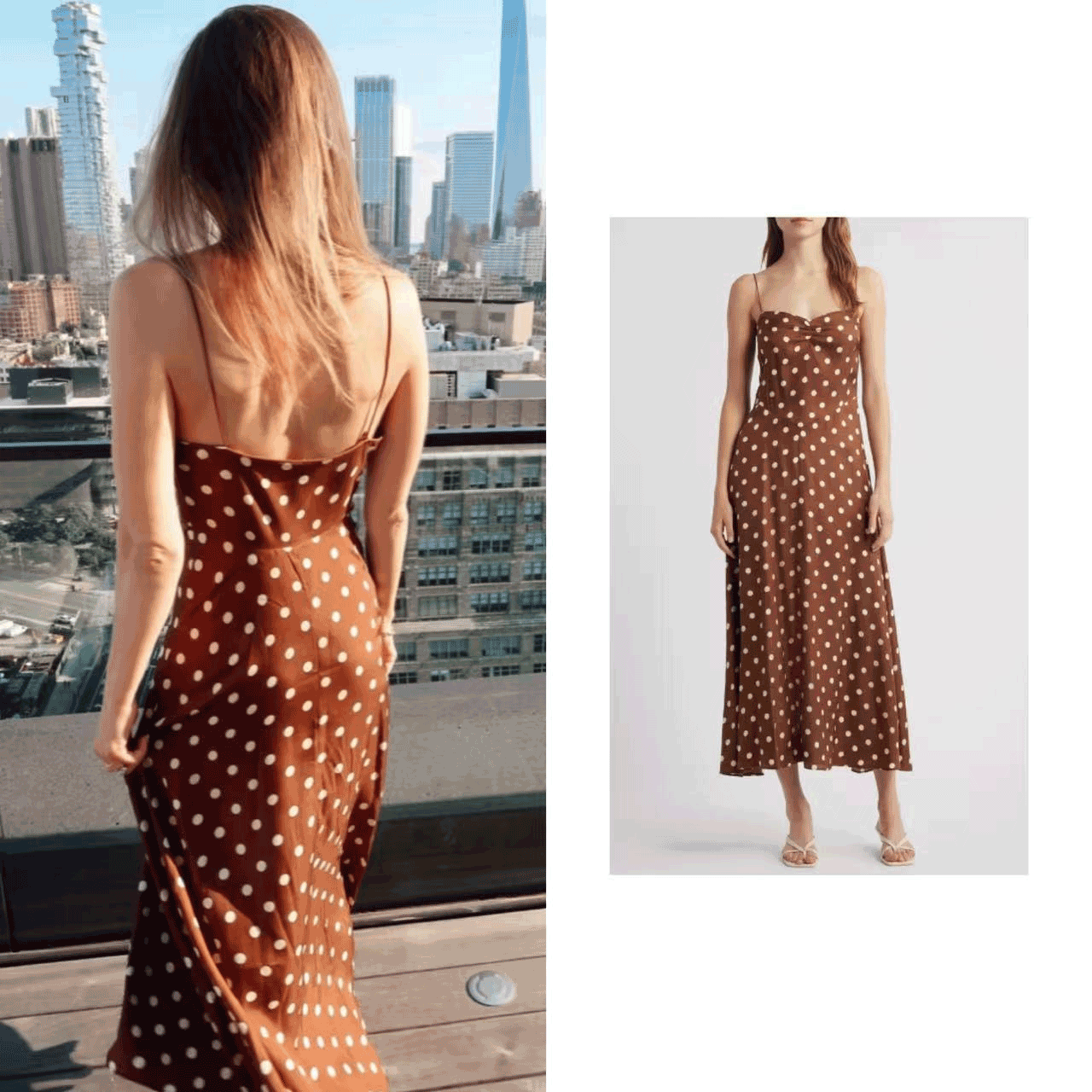 D么en Lorraine Polka Dot Dress