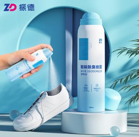 12.9元包邮！振德 速干鞋袜除臭剂 150ml