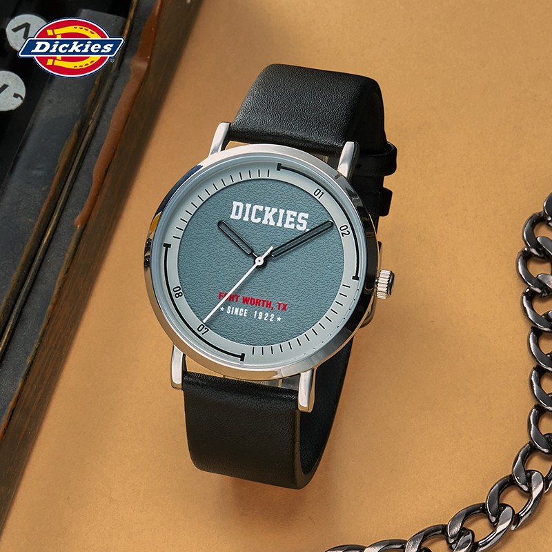 【旗舰店！99包邮】Dickies 简约复古皮带手表