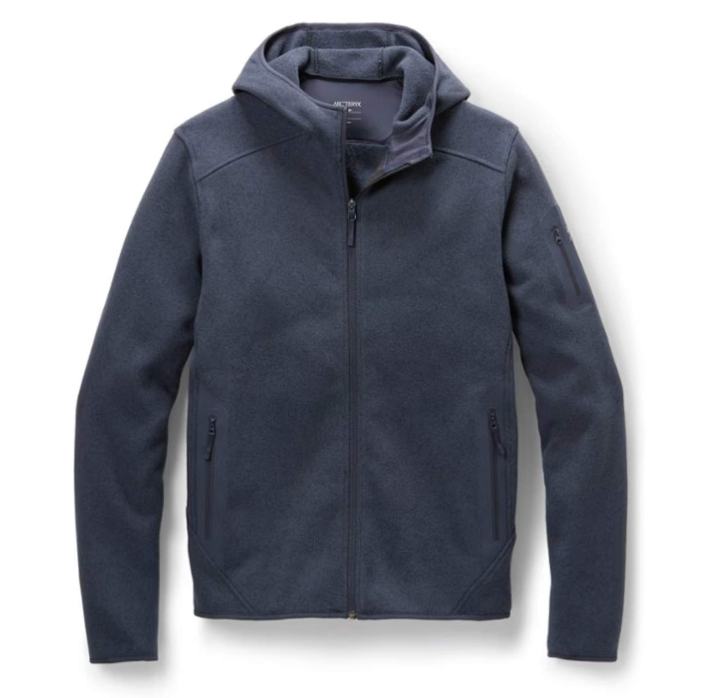 Arc'teryx Covert始祖鸟男士连帽抓绒Black Sapphire Heather色XL码