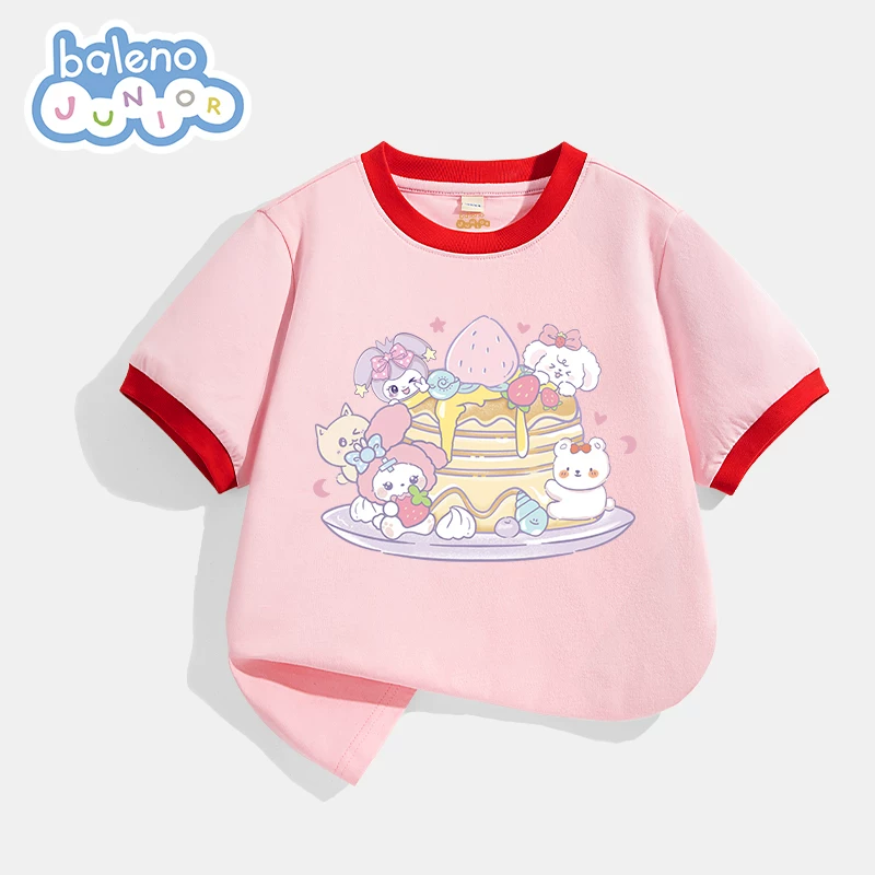 s低！班尼路童装男女童短袖T恤