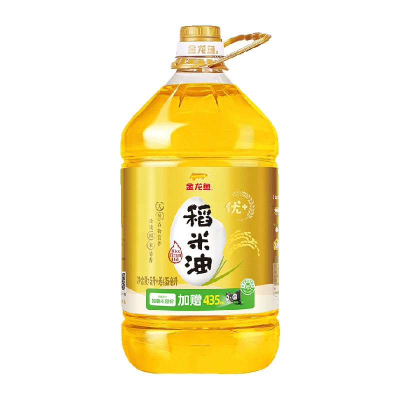 金龙鱼稻米油优+5.435L/桶