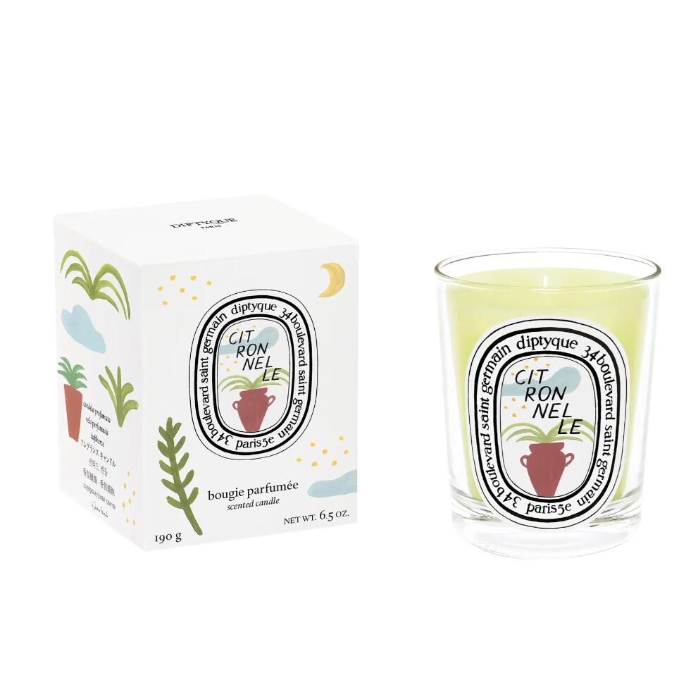 Diptyque Citronelle (Lemongrass) Scented 蜡烛 
