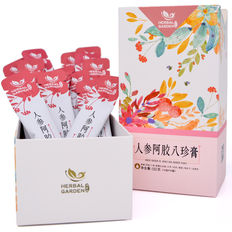 满圃香人参阿胶八珍膏益母四物汤阿胶膏