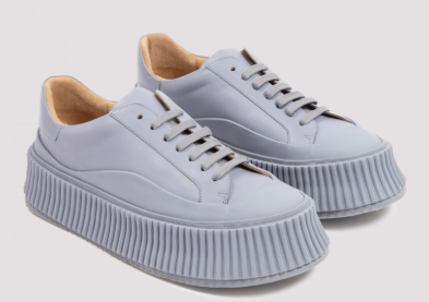 jilsander女款淡紫色厚底鞋