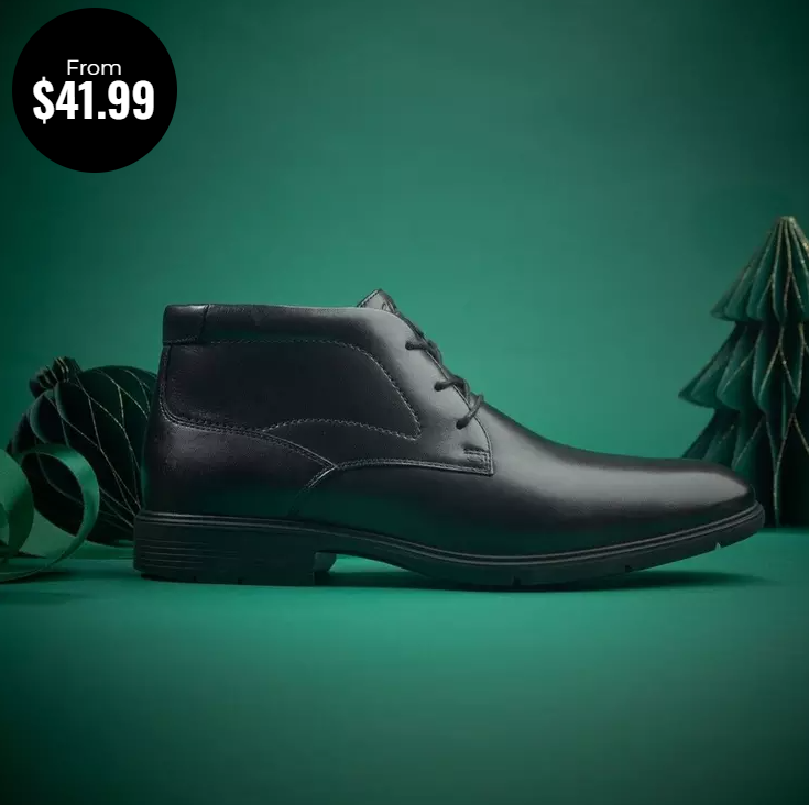 Clarks 黑五提前享 百款鞋履额外7折 折扣区也参与