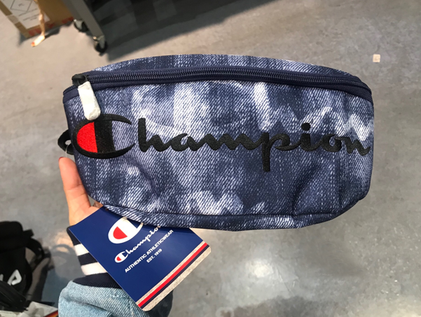 champion冠军牛仔纹腰包