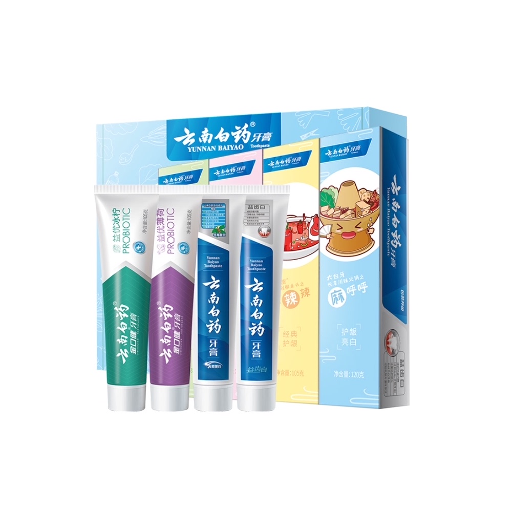 【云南白药】牙膏好口腔实惠家庭装435g