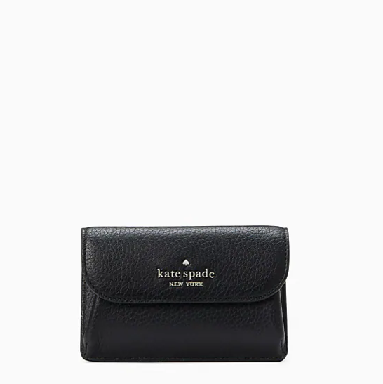 Kate Spade dumpling pebbled leather 小号卡包