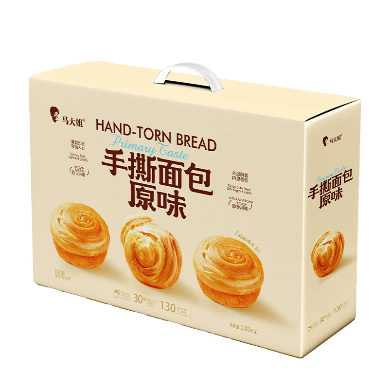 马大姐手撕面包1.03kg早餐面包休闲零食小吃茶点旅行面包充饥面包