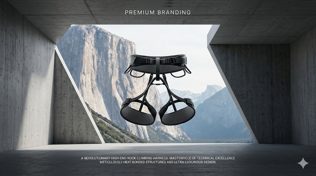 Arc'teryx Isosphaera premium climbing harness product shot