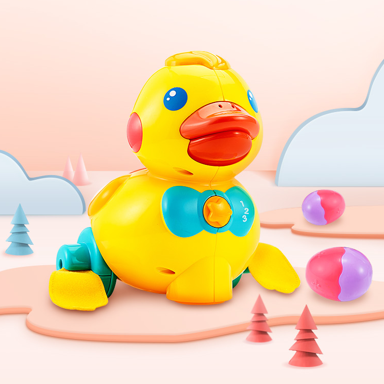 【澳贝】下蛋鸭婴儿益智乖乖小黄鸭玩具