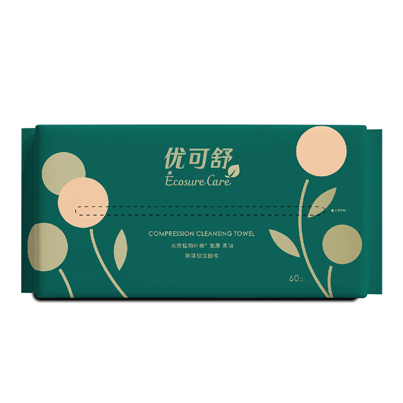 优可舒！抽取式洗脸巾60抽