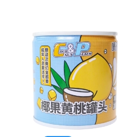 7.9元！味品堂 椰果黄桃罐头200g*4罐（凑单包邮）