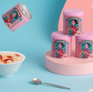 39.8元包邮！喜多多 鲜炖银耳汤200克*10罐