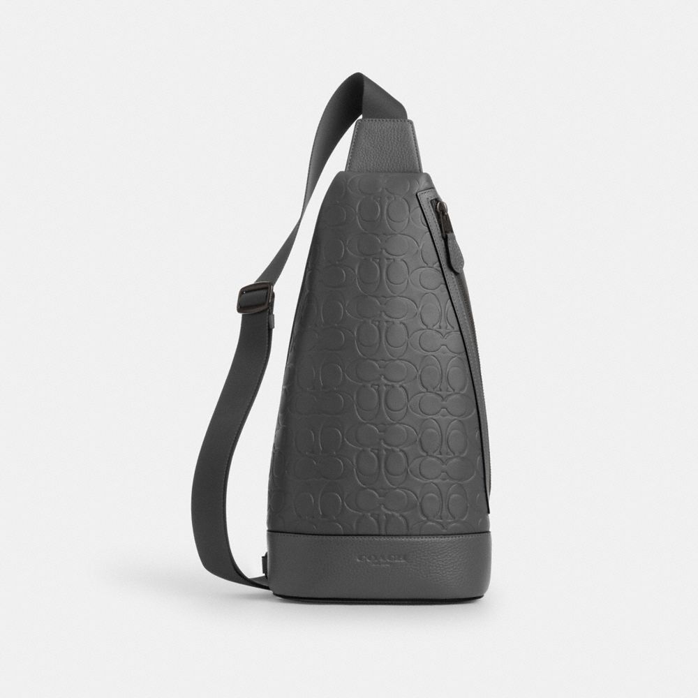 coach dominic sling pack in signature leather CAJ85-JICHR