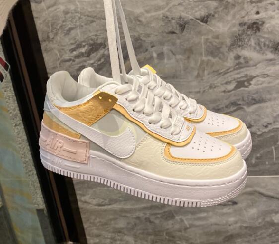 补码！NIKE AIR FORCE 1 空军一号奶油黄女士运动休闲鞋,售价$120 - 拔草哦