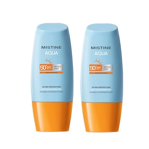 [超值拍2]泰版Mistine蜜丝婷防晒霜乳小黄帽美白清爽冬女隔离油皮