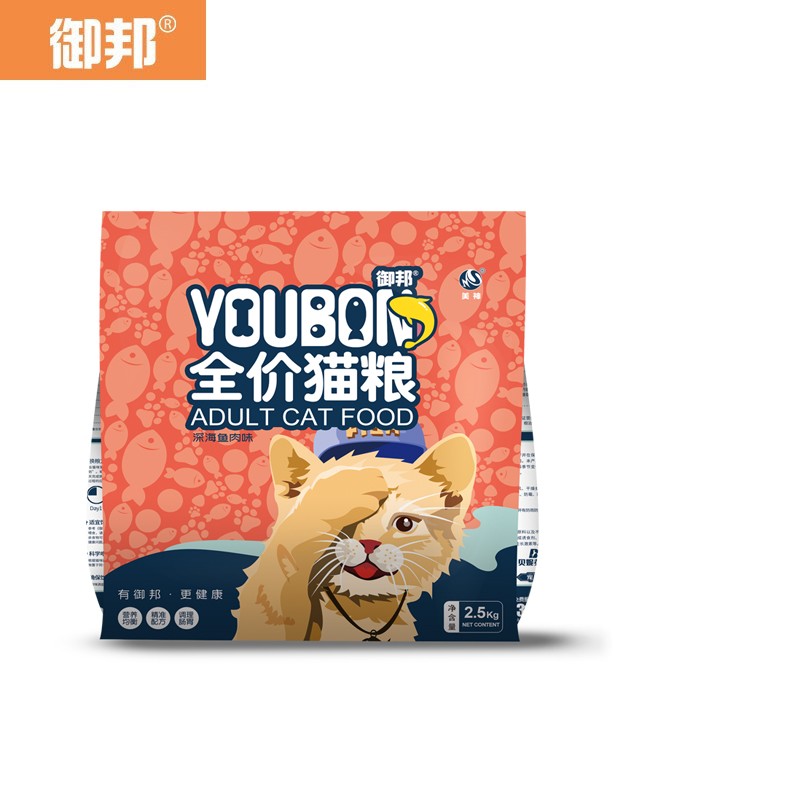 御邦 成猫全猫全种全营养猫粮5斤2.5K